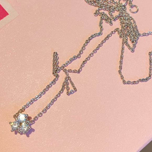 NORDSTROM Sterling Silver Cubic Zirconia Pendant - Picture 2 of 7